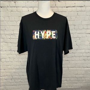 GILDAN "HYPE" T-Shirt 100% Cotton Black-XL